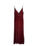 Dress, Stretch Velvet, Cinnamon Rose Color